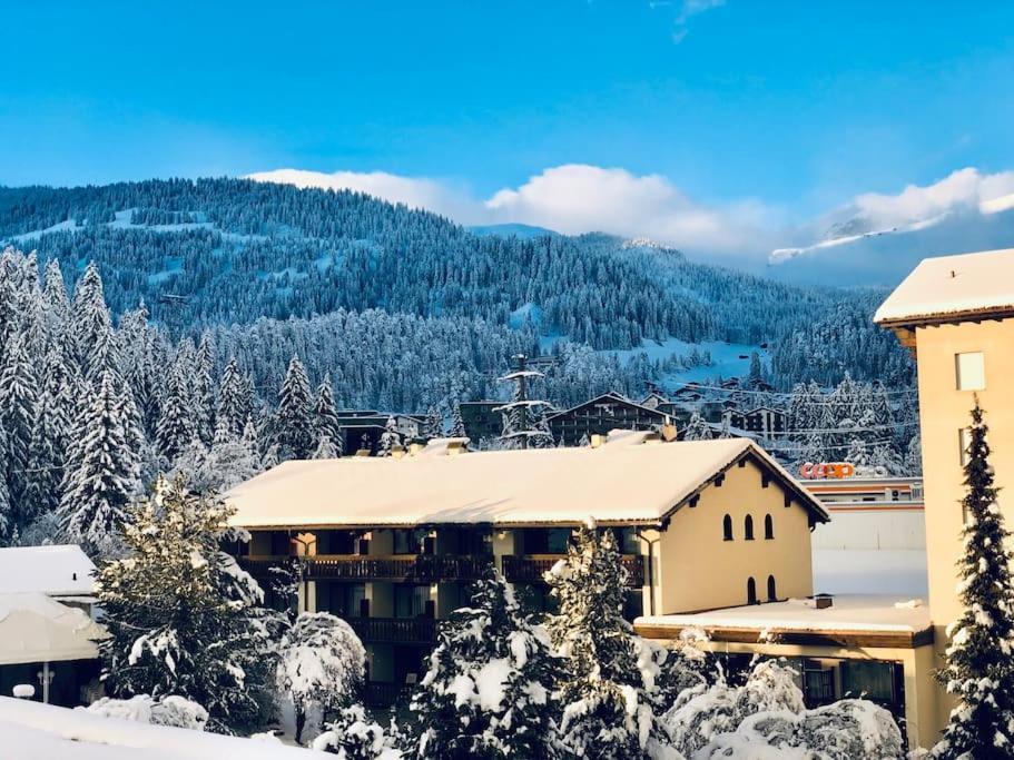 Modern Laax Apt, Swimming Pools, Wellness & Tennis Exterior foto
